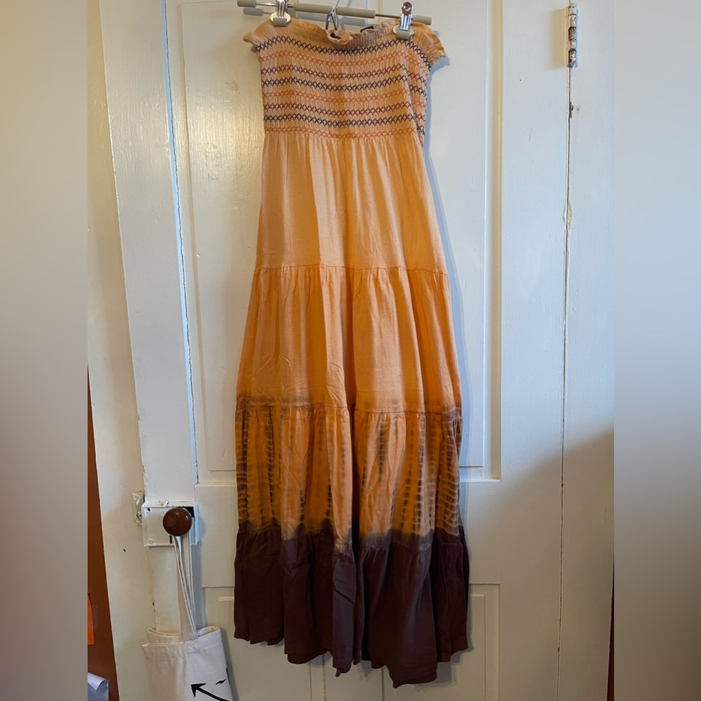 Speed Control Maxi strapless sundress Size M